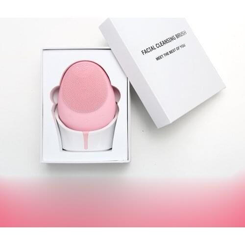 New Cleansing Instrument Silicone Face Massger Pore Cleaning Facial Beauty Wireless Charging Women Cleaning Face Device