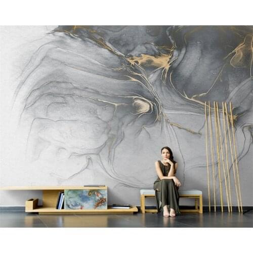 Beibehang Customized modern new Nordic abstract graffiti beautiful light luxury living room sofa TV background wallpaper