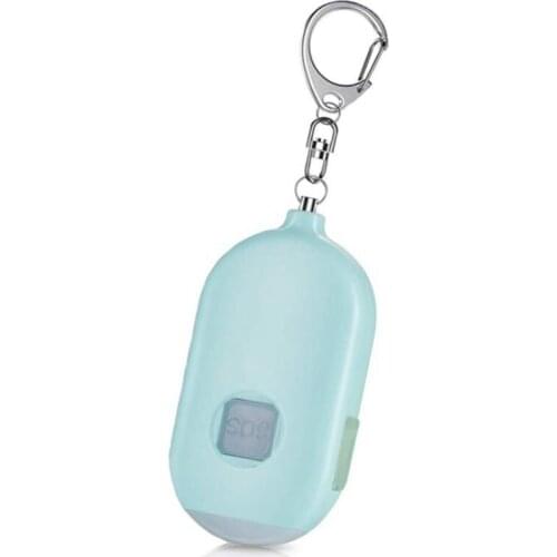Rechargeable Emergency Sound Alarm,130 DB Loud Emergency Personal Siren Ring with LED Light,for Women,Kids,Elderly,Etc