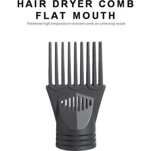 Salon Hair D-ryer Diffuser Wind Blower Cover Comb Nozzle Plastic Hair D-ryer Comb Tuyere Flat Mouth Hairdressing Styling