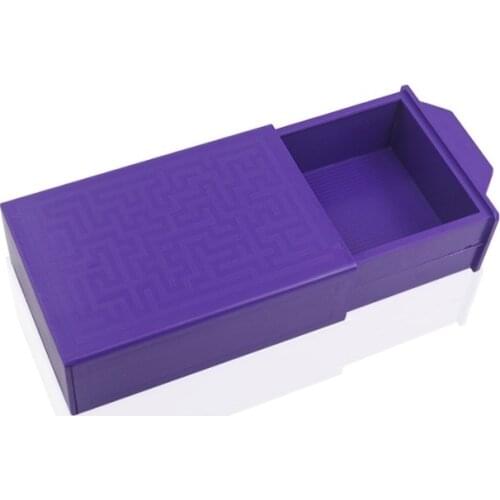 Variety magic props plastic magic box purple pull box magic tool magic toy easy to use YH1726