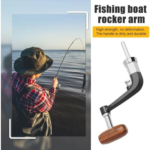 1PCS Fishing Reel Knob Nonslip Wooden Knob Spinning Reel Grip Supplies Replacement Parts Durable Spinning Reel Handle