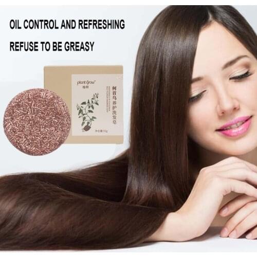 Polygonum Multiflorum Shampoo Oil Control Nourishing Soothing Scalp Natural Organic Conditioner Moisturize Repair Hair CareTSLM1