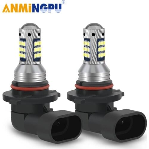 ANMINGPU 2PCS HB3 9005 Led Fog Lamp HB4 9006 H11 H8 H9 H16 1000/LM H1 H3 H7 Led H27 881 880 Led Bulbs 2016SMD Fog Light Bulb 12V