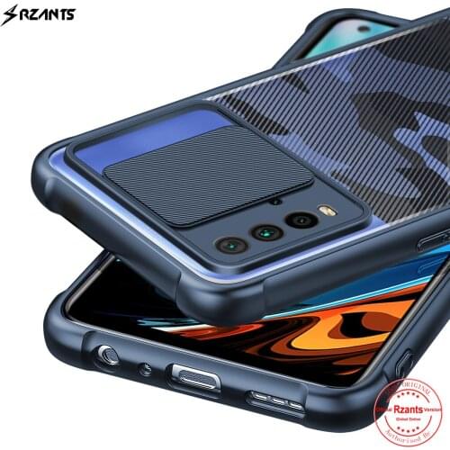 Rzants For Xiaomi Redmi 9T Case Hard [Camouflage Lens] Camera Protection Lens Protect Slim Crystal Clear Cover