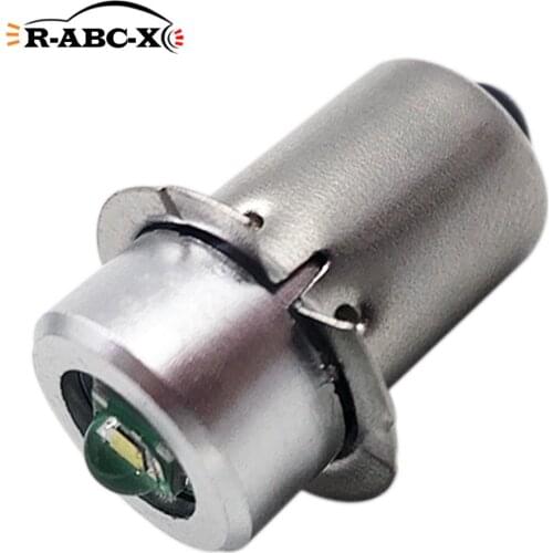 1 pcs upgraded c'ree chip Flashlight touch light work lamp P13.5S DC 3V 6V 4.5V 2-4 cells replace bulb for Maglite