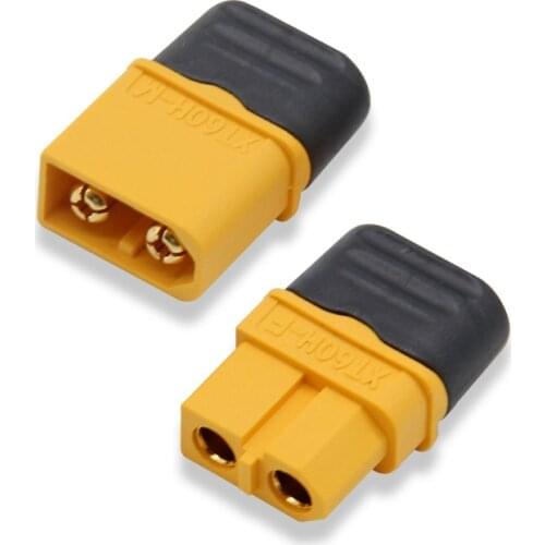 10 x XT60+ Plug Connector XT60 XT60H Bullet Connectors Plugs With Sheath Housing 5 Male 5 Female (5 Pair )