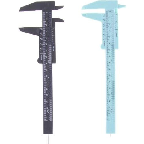 3Styles Double Scale Sliding Gauge Eyebrow Ruler Tattoo Permanent Makeup Eyebrow Tattoo Measuring Ruler Caliper Measure Tool