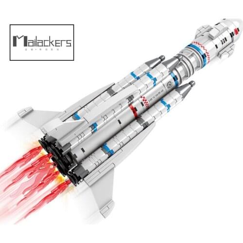 Mailackers 332Pcs Space Shuttle Rocket Building Blocks City Spaceship Launch Astronaut Construction Bricks Toy For Children