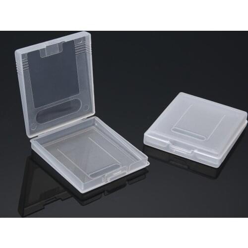 5pcs/lot White Plastic Game Card Cartridge Cases Boxes For Game Boy GBC Accessories 7.2cmX6.5cm