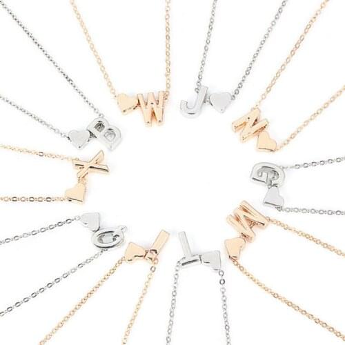 6@# 1Pcs Letter A Pendant Fashion Necklace Party Favors and Gifts Wedding Gifts for Guests Wedding Souvenirs Party Supplies
