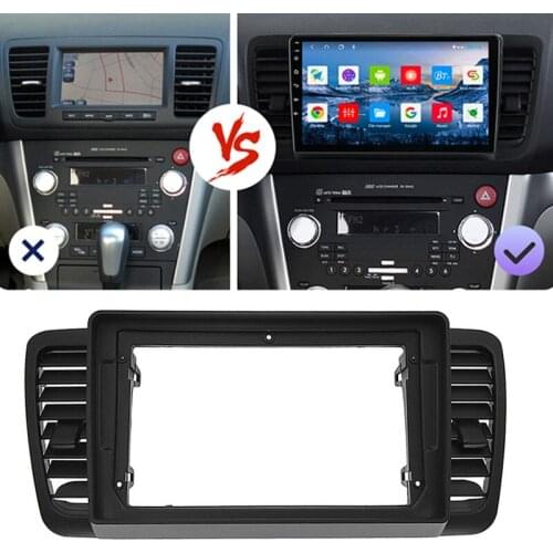 9 Inch Car Fascia for Subaru Outback Legacy 2004-2009 Stereo Fascias Panel Dash Mount Installation Car DVD Frame Kit
