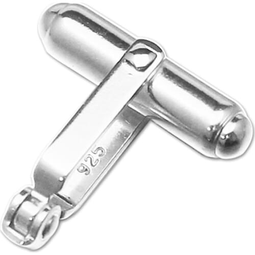 925 Sterling Silver French Cufflinks Backs Cuff Links for Men of Custom Cufflink Accessories 27498