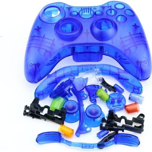 Wireless Game Controller Hard Case Full shell buttons mod kit Components Gamepad Protection Housing Cover For XBox 360 Xbox360