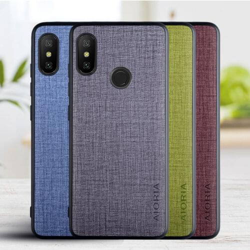 Case for Xiaomi Mi A2 Lite case cover,Cross pattern design with PU+PU 2in1 Material
