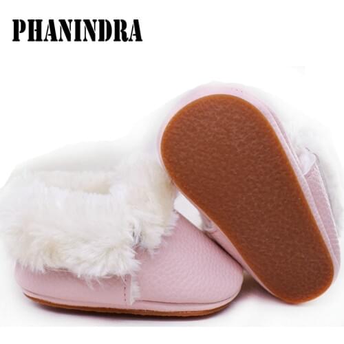 2019 Baby Moccasins boots Kids Shoes Winter Boots For Girls And Boys Fashion Snow Baby Shoes Beatiful Short Boots