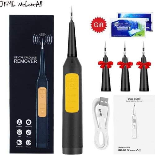 Electric Portable Ultrasonic Dental Scaler Tooth Calculus Tool Sonic Remover Stains Tartar Plaque Whitening Oral Cleaner Machine