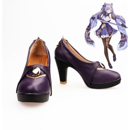 Genshin Impact cos Keqing Heighten and restore comfortable shoes A