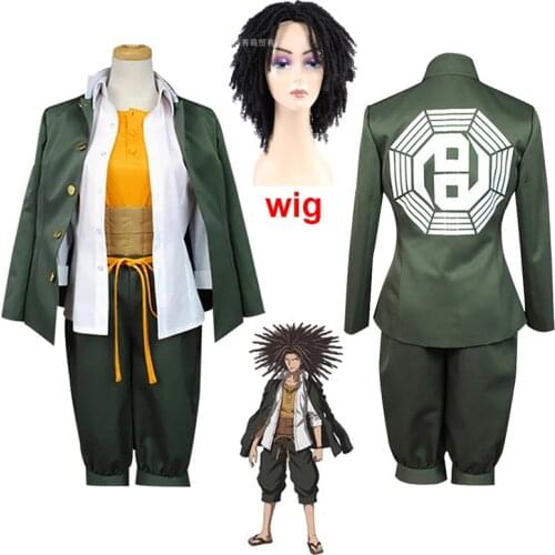 Anime Danganronpa Yasuhiro Hagakure Cosplay Costume Coat+Pants+White Shirt Uniform Sets Women Mens Halloween Outfit