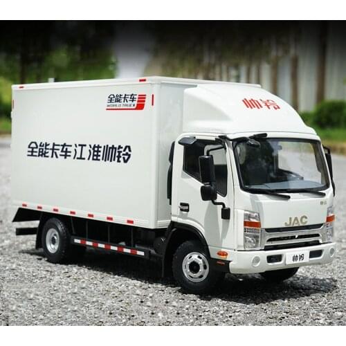Diecast 1:18 Scale Light Truck Original Factory Van Truck JACalloy Car Model Metal Toys Collection Display Ornaments Souvenir