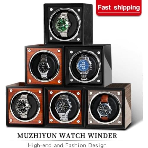 Watch Winder for automatic watches single Wooden Watch Accessories Box Watches Storage Luxury