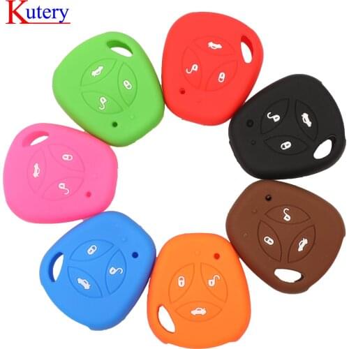 Kutery 10PCS/LOT New Remote Coloful Silicone Rubber Car Key Cover Case For Lada Largus 4X4 Kalina Granta Priora Soft Silica Gel