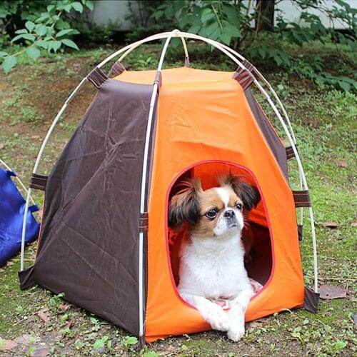 Pet Tent House Portable Pet Cage Folding Outdoor Dog House For Puppy Cats Kennel Excursion Outdoor Easy Operation
