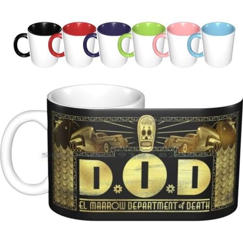 Standard Issue Department Of Death Homewares Ceramic Mugs Coffee Cups Milk Tea Mug Grim Fandango El Marrow Department Of Death