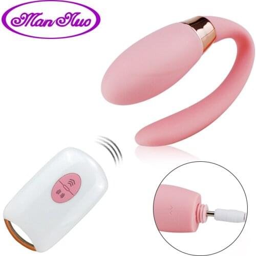 U Type Mini Clitoris Sex Toy G Spot Vibrator Massager 9 Vibration Modes Adult Product for Couple with Wireless Remote Control