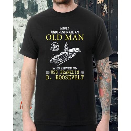 Uss Franklin D.Roosevelt Cv42 US Navy Veteran T-Shirt. Summer Cotton O-Neck Short Sleeve Mens T Shirt New S-3XL