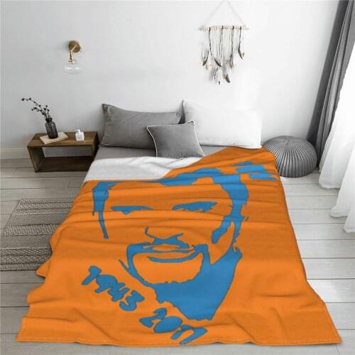 Winter throw warm flannel Johnny And Hallyday blanket Rock Singer blankets for Sofa Sherpa Fleece Bedspread Wrap