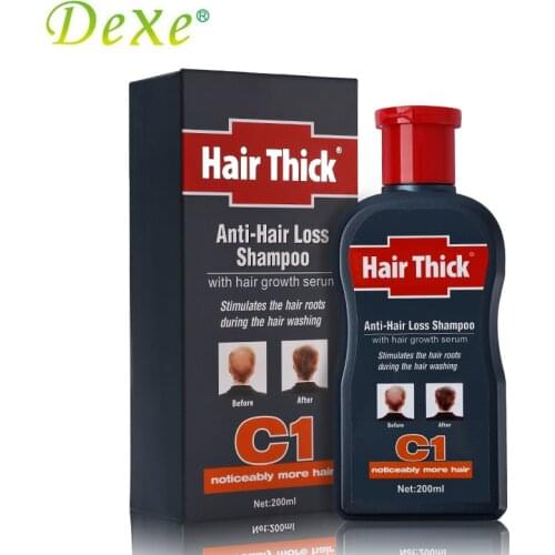 1pcs Dexe C1 Anti Hair Loss Shampoo Unisex Hair Treatment Anti-hair Loss with Hair Growth Serum Traditional Chinese Medicine