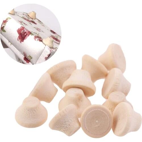 12pcs/lot 1:12 Dollhouse Miniature Wooden Sofa Feet Model Furniture Simulation Furniture Toys Accessories