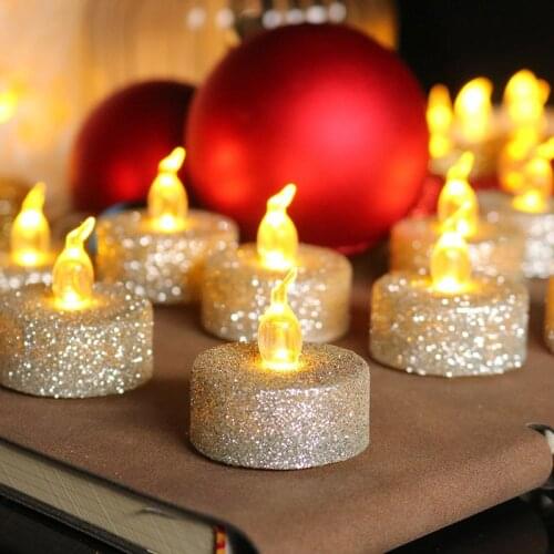 12pcs Wedding LED Candles Lights Flameless Led Candles Light for Home Dinner Party Christmas Birthday Wedding Decoration Lamp