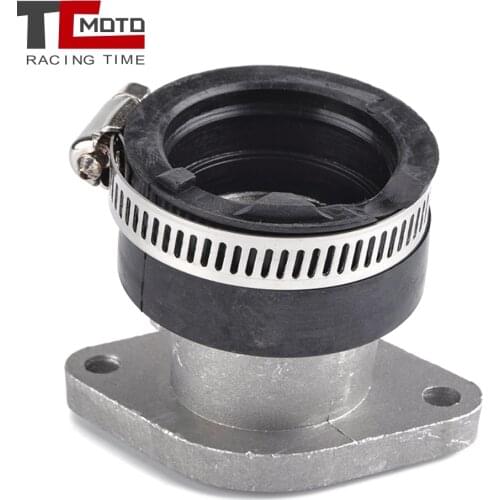 Motorcycle Carburetor Interface Adapter Intake Manifold for Yamaha Bear Tracker 250 Yfm250 1999-2004 Replace No. 4XE-13586-00