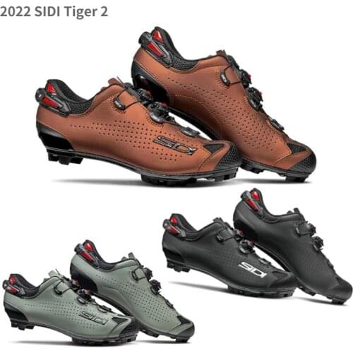 Sidi Tiger 2 Flagship XC lock shoes MTB Shoes Vent Carbon MTB Shoes MTB Lock shoes cycling shoes
