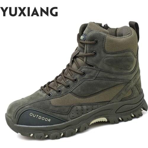 Brand Men Boots Army Tactical Military Combat Boots Outdoor Hiking Boots Winter Shoes Men Winter Desert Boots Men Free Shipping