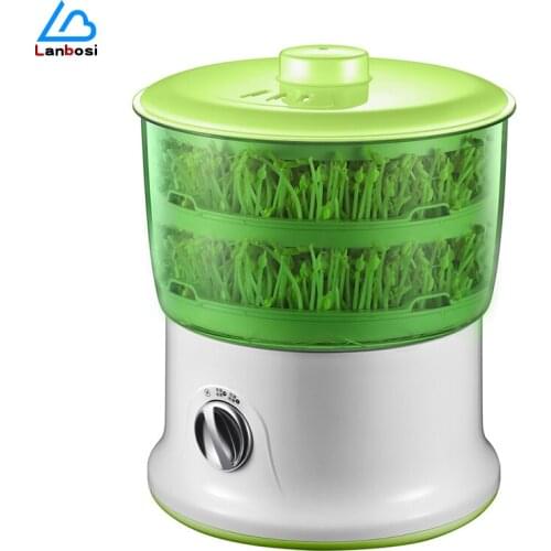 Household Automatic Bean Sprouts Machine Multi-Function Bean Sprouts Machine Raw Mung Bean And Soybean Sprout Pot