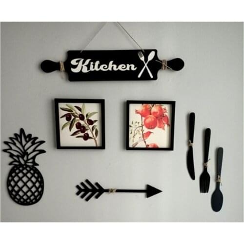 Siya Decorative Kitchen Concept Wall Decor Ornament