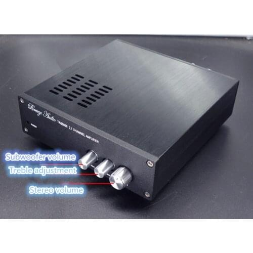 TAS5630 300W+150Wx2 2.1 DC20~50V Class D Amplifier home Hifi Digital Power Subwoofer Amplifier Board AD827 Stereo Digital Amp