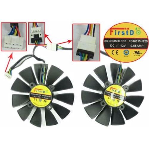 Firstd FD10015H12S double Fans DC 12V 0.55A Dia. 94mm C.T.C 28mm Server Frameless Cooling Fan