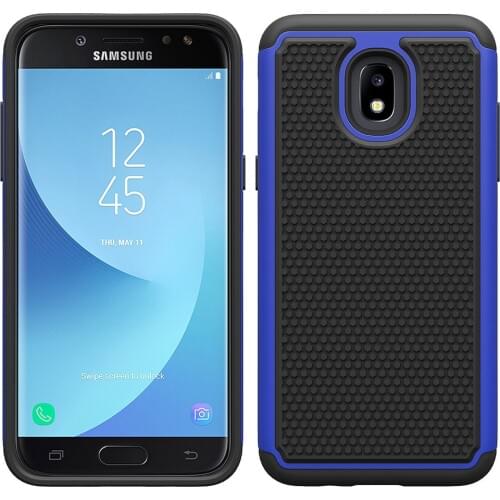 Dual Layer Hybrid Armor Case Anti Shock Hard Cover For Samsung Galaxy J3 Emerge 2018/Express Prime 3/Amp Prime 3/Sol 3/J3 2018