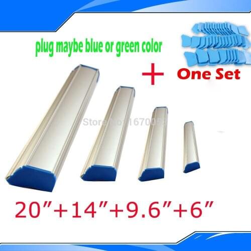 Four Pieces (6"+9.6"+14"+20") Emulsion Scoop Coater for Screen Printing Machine Plate with Fast Shipping Fee Aluminum Material