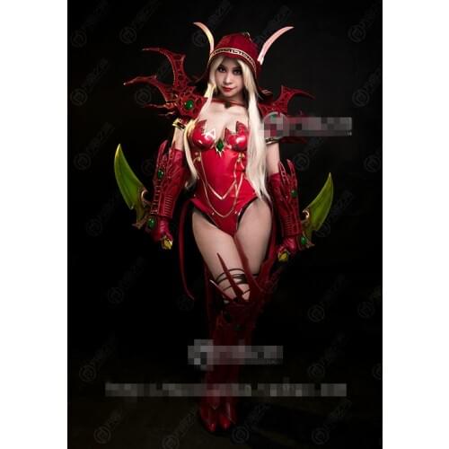 Valeera WOW Costume World of Warcraft Valeera Sanguinar cosplay costume private custom made/size Full Set dress and armors