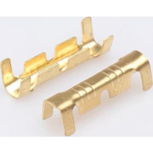 YYSD Brass Crimp Terminal Connector with Insulating Sleeves Assorted Kit Cold-pressed Terminal Small Teeth Terminal Fascia