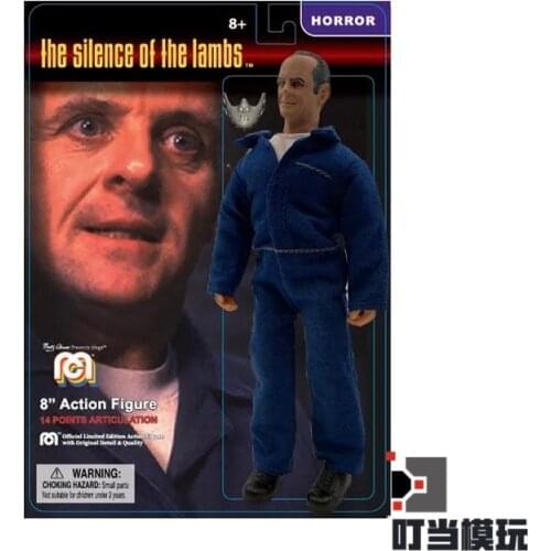 Mego Retro Clothes Action Figure The Silence of the Lambs Hannibal Lecter Doll Toy