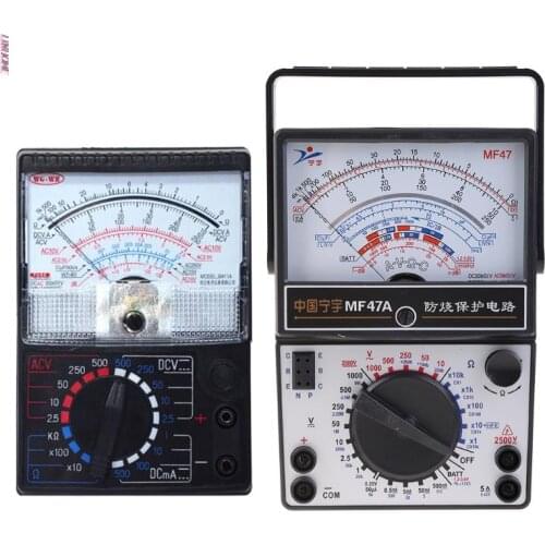 Mechanical Pointer Multimeter Measurement AC DC Ohmmeter MF47/JO411 Tester