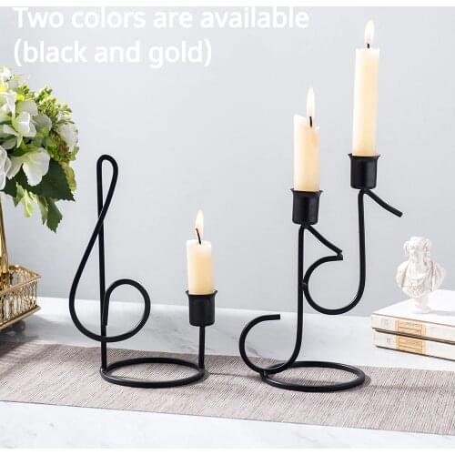 European Style Candlelight Dinner Props Metal Candle Holders Home Decoration Accessories Modern Candle Holders Wedding Decor