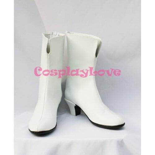 Gundam Seed Cosplay Lacus Clyne Cosplay Shoes Boots Hand Made Custom-made For Halloween Christmas CosplayLove