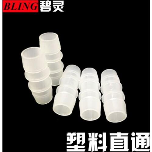 10 PCS OD 6/6.4/7.9/8/9.5/10 mm Plastic Straight Two Way Straight Hose Connector Straight Pagoda Connector